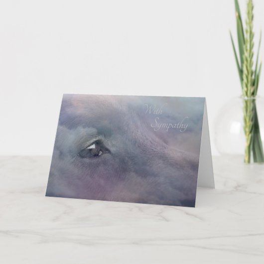 Sympathy card dog kaart (Voorkant)