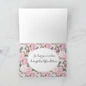 Sympathy Card Floral Kaart (Binnen)