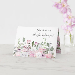 Sympathy Card Floral Kaart