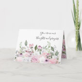 Sympathy Card Floral Kaart (Voorkant)