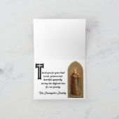 Sympathy card for Female Family Member Bedankkaart (Binnen)