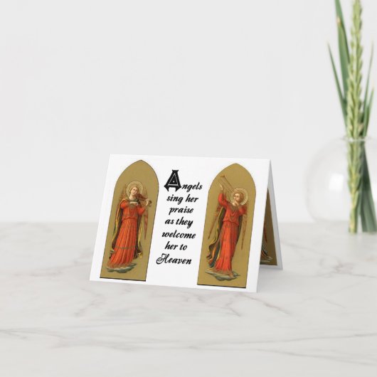 Sympathy card for Female Family Member Bedankkaart (Voorkant)