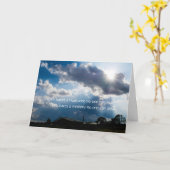 Sympathy Card - Ierse zegening Kaart (Gele Bloem)