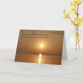 Sympathy Card - Memory is eternal Kaart (Gele Bloem)