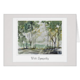 Sympathy Card met een zorgzaam vers