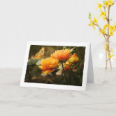 Sympathy Card met gedicht van Robert Herrick Kaart (Gele Bloem)