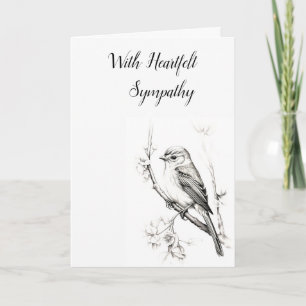 Sympathy Card met oprechte sympathie Kaart