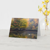 Sympathy Card - Misty Morning Kaart (Gele Bloem)