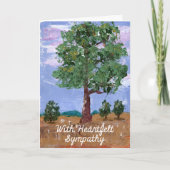 Sympathy Card Oak Tree Kaart (Voorkant)