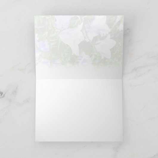 Sympathy Card, Pioenschappen en Columbine in de re Kaart (Binnen)