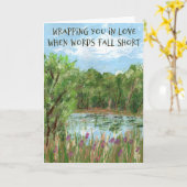 Sympathy Card Pond Kaart (Gele Bloem)