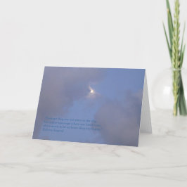 Sympathy Card - Sterren aan de hemel Kaart