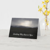 Sympathy Card Storm Brewing Kaart (Gele Bloem)