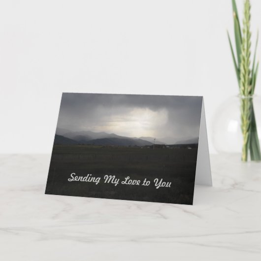 Sympathy Card Storm Brewing Kaart (Voorkant)