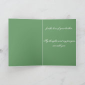 Sympathy Card van One: Brother Forest Kaart (Binnen)