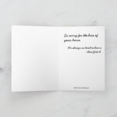 Sympathy Card - Verlies van het paard Kaart (Binnen)