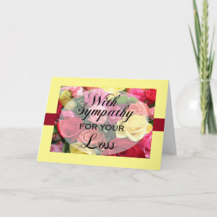 Sympathy Card voor het verlies van een geliefde Kaart