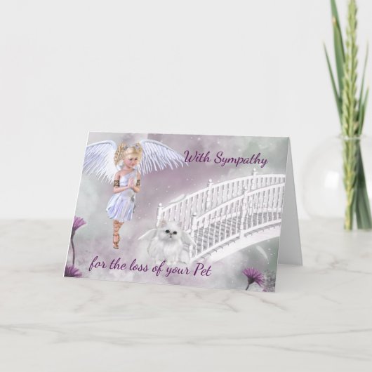 Sympathy Card voor het verlies van een huisdier Kaart (Voorkant)
