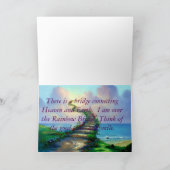 Sympathy Card voor overleden honden. Kaart (Binnen)