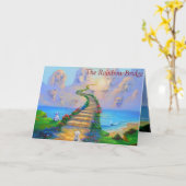 Sympathy Card voor overleden honden. Kaart (Gele Bloem)