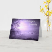 Sympathy Card voor thuiskomst Kaart (Gele Bloem)