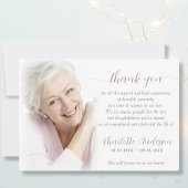 Sympathy Custom Photo Funeral Thank You Card Bedankkaart