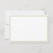 Sympathy Dogwood Bedankt Notecard Notitiekaartje (Achterkant)