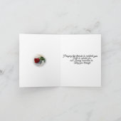 Sympathy Folded Wenskaart Kaart (Binnen)