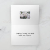 Sympathy Folded Wenskaart Kaart (Binnen)