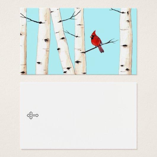 Sympathy Funeral Memorial Prayer Card Visitekaartje (Voorkant /achterkant)