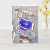 Sympathy Gazing Ball Kaart (Gele Bloem)