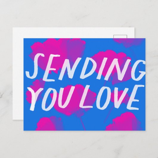 Sympathy, Get Well Postcard Briefkaart (Voorkant / Achterkant)