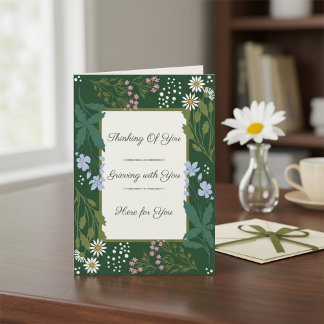 Sympathy & Grief Support Card | Thinking of You Kaart