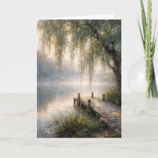 Sympathy Lake Dock met Wilg Kaart (Voorkant)