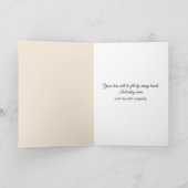 Sympathy Lily of the Valley Kaart (Binnen)