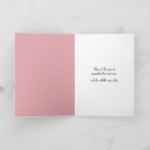 Sympathy Little Girl op een Cherry Tree Swing Kaart (Binnen)