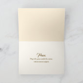 Sympathy Log Cabin In Golden Morning Mist Kaart (Binnen)