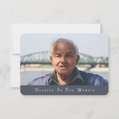 Sympathy Memory Sunset Lighthouse Bedankkaart (Achterkant)