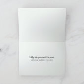 Sympathy Monarch Butterfly On a Pencil Kaart (Binnen)