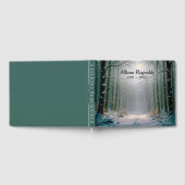 Sympathy Moonlight Footprints In a Snowy Forest Gastenboek (Volledig)