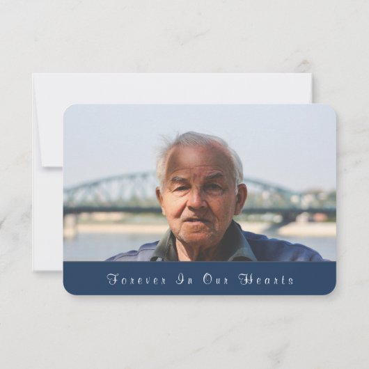 Sympathy Starry Mountain Night Bedankkaart (Achterkant)