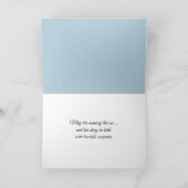 Sympathy Summer Straw Hat On Beach Fence Kaart (Binnen)