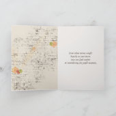 Sympathy Sunflower Bouquet on Brick Kaart (Binnen)