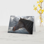 Sympathy Support & Comfort - Paardenliefhebber Kaart (Gele Bloem)