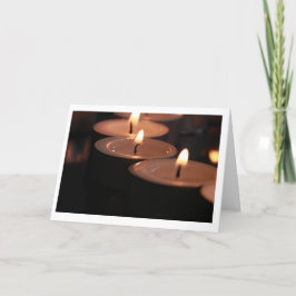Sympathy Tealight Candle Kaart
