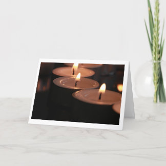 Sympathy Tealight Candle Kaart
