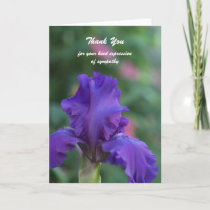 Sympathy Thank You Card beroemd gemaakt door Iris Bedankkaart