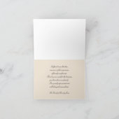 Sympathy Thank You Note Kaart - Classic Design (Binnen)