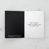 Sympathy White Egret op Water Lily Pad Kaart (Binnen)