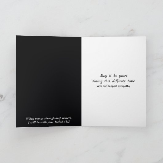 Sympathy White Egret op Water Lily Pad Kaart (Binnen)